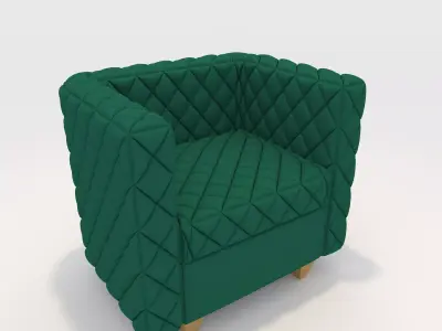 Sofa 1 Seater 9 3D model