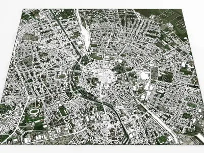 Cityscape Timisoara Romania 3D model