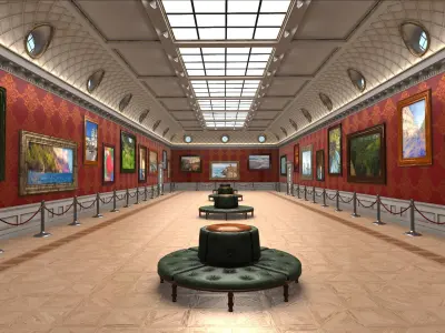 Art Gallery Expo 3D model