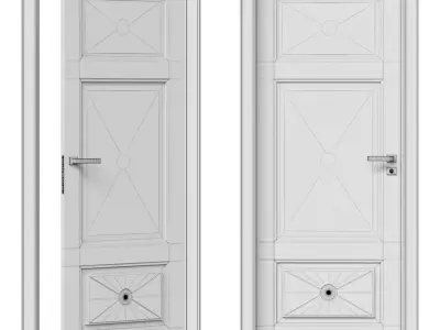 TOSCANA LITERA Interior door 6366 3D model