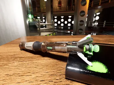 11th Doctors Sonic Screwdriver 3D model