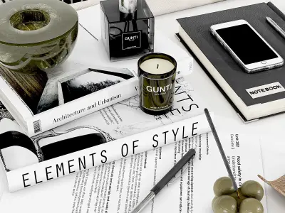 Decorative Set 01 3D model