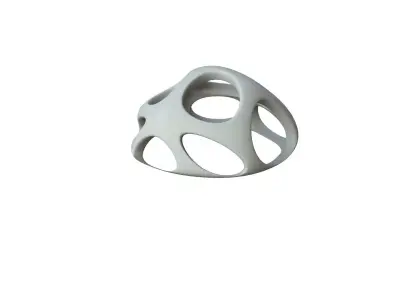 SciFi Cube Object No 52455 Low Poly Shape Low-poly 3D model