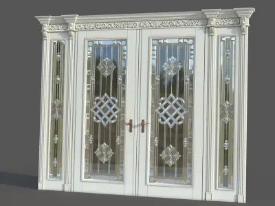 Doors interior 05 3D model