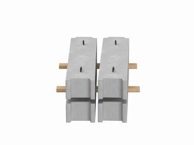 Concrete Blocks 3D model purchase