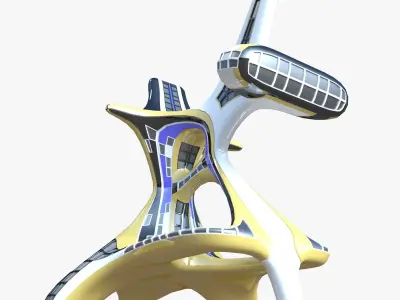 Future building 3D model buy