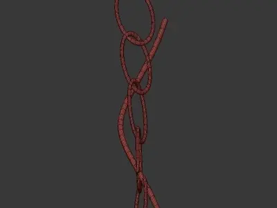 Langston Orb Chandelier 3D model