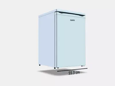 HOMEFORT HHSEF113W Single door fridge freezer E Ener 3D model