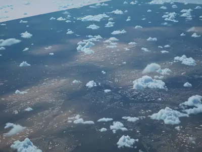 Calgary Canada City Landscape 3D Model 3D model