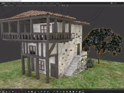 Medieval House 3D model