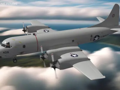  US Navy P3 Orion Maritime Patrol Simplified 