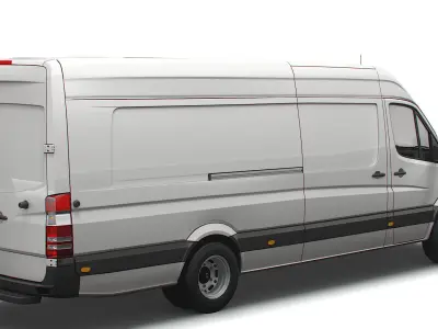 Dodge Sprinter Van L4H3 2009 3D model