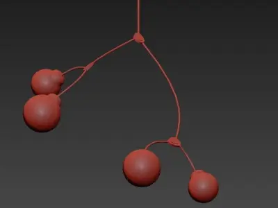 Ivy vertical 4 3D model
