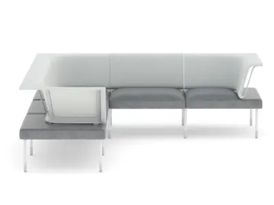 Herman Miller Workstation Public 4 3D model