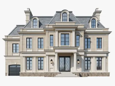 Classic house 3 3D model