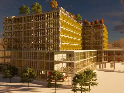 Parametric Facade 3D model purchase
