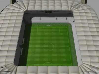 Agia Sophia Stadium AEK FC Low-poly 3D model