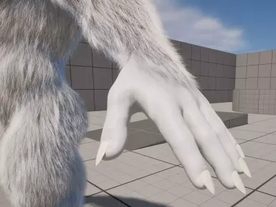 Custom Metahuman Yeti Low-poly 3D model