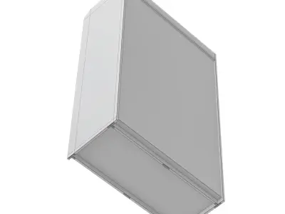 HAUGA - Wardrobe with sliding doors 3D model