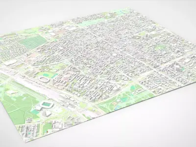 Cityscape Klodzko Poland 3D model