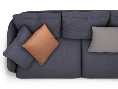 Bonnet Grand Sofa 3D model
