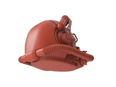 T 60 Power Armor Helmet for 3D Print 3D print model