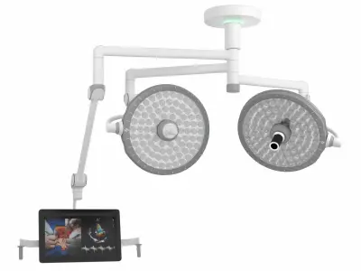 Surgical Light Low-poly 3D model