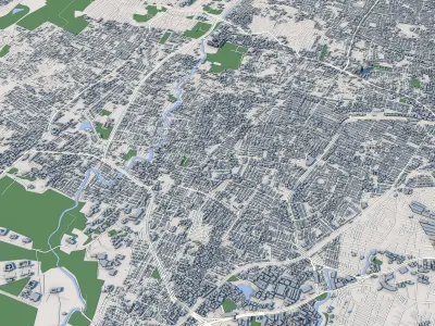 Bengaluru City India 3D model