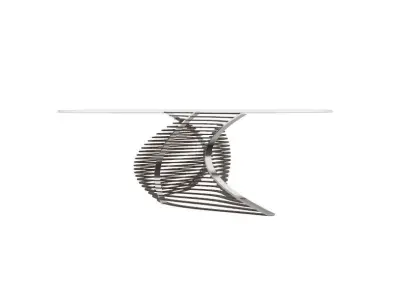 Parametric modern coffee table 3D model