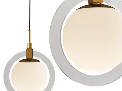 Caswell LED Pendant Low-poly 3D model