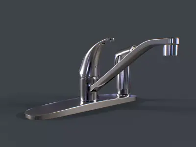 Bathroom Tap Design 02 3D model
