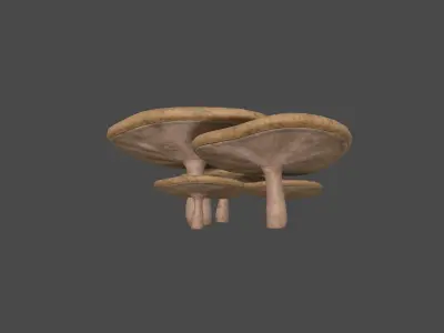 Fantasy Mushroom I11 Realistic - Scene Backdrop Design Low-poly 3D model