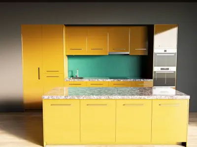 19-Kitchen7 glossy 2 3D model