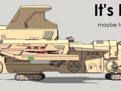 6mm and 8mm Birdstorm Superheavy Dropship 3D print model