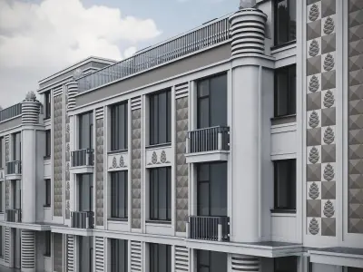 Residential Building 019 3D model