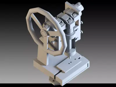 Factory Machines and Props- Industrial 3D Models Collection 3D model