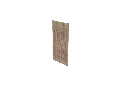 Old Door  Free 3D model
