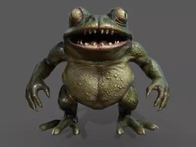 Monsters Pack 4 Low-poly 3D model