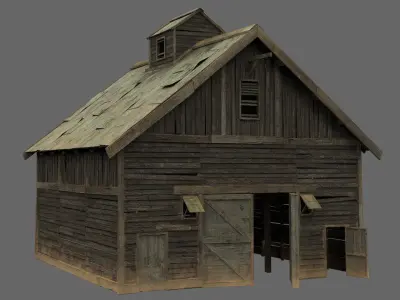 Barn 02 3D model