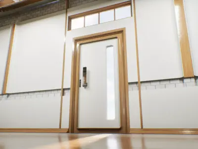 Modular Modern Interior Low-poly 3D model