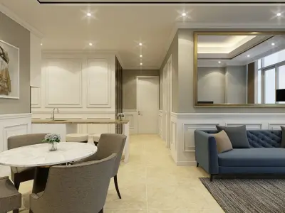 Design Living Apartment  3D model