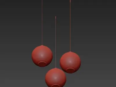 Taklampa Ballong 3D model