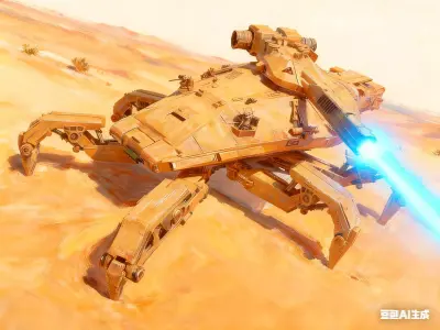 Mobile ion cannon 3D print model