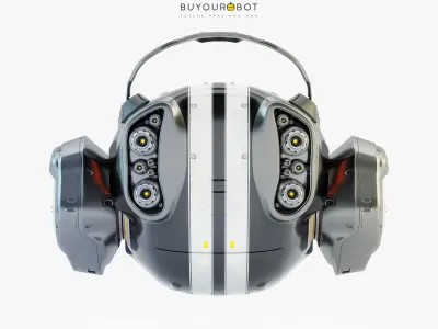 Sprinting drone 3D model