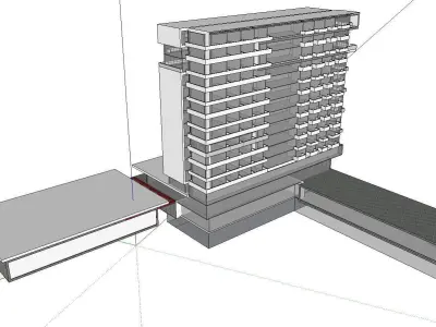 vacation spot-Resort-Fashion Leisure Hotel-0195 3D model