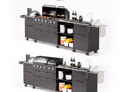 Barbecue 46 3D model