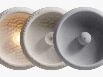 Wall lamp Mache 3D model