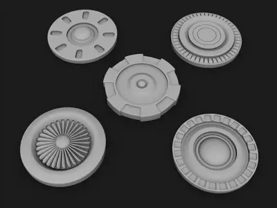 Sci-Fi Construction Kit 3D model