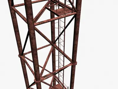 Communication Mast 3D model