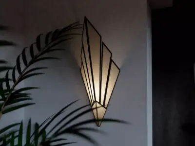 Wall Lamp Low-poly 3D model